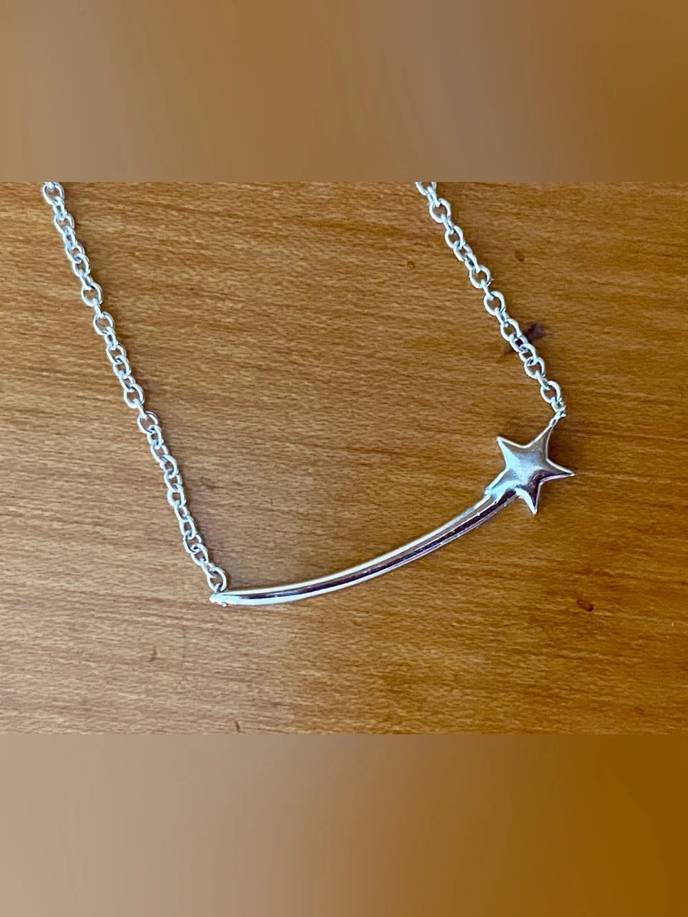 LaFonn Sterling Silver Shooting Star Necklace